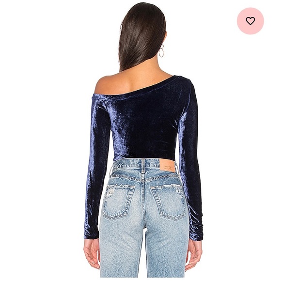 Revolve Backtosquareone Velvet Bodysuit - Picture 4 of 6